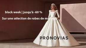 Promos de Mode à Le Port | Black week | jusqu’à -60 % sur Pronovias | 25/11/2024 - 03/12/2024