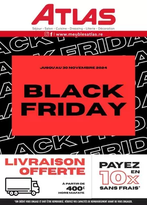 Promos de Black Friday à La Chapelle-Saint-Mesmin | Black Friday sur Atlas | 25/11/2024 - 30/11/2024