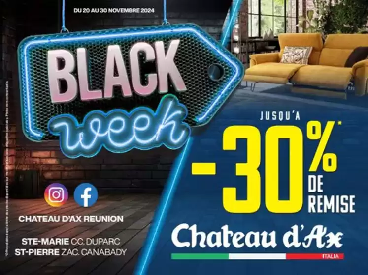 Catalogue Chateau d'Ax à Dijon | Black Friday | 25/11/2024 - 30/11/2024