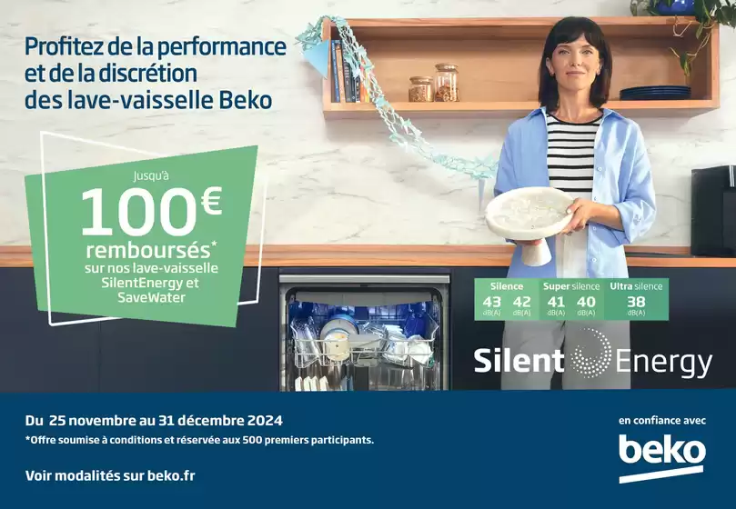 Catalogue Copra à Rosny-sous-Bois | Beko vous rembourse jusqu'à 100€ | 25/11/2024 - 31/12/2024