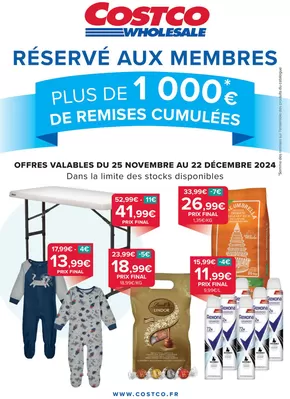 Promos de Discount Alimentaire à Neuilly-sur-Seine | OFFRES DU MOMENT sur Costco | 26/11/2024 - 22/12/2024