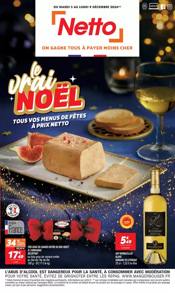 Catalogue Netto à Nantes | SEMAINE PROCHAINE : LE VRAI NOËL | 03/12/2024 - 09/12/2024