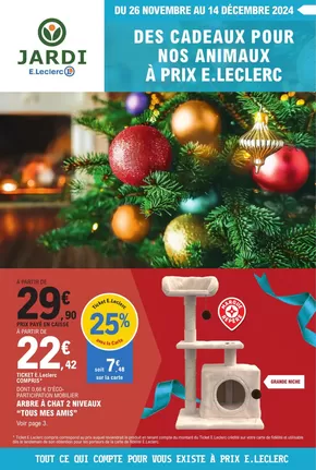 Promos de Jardineries et Animaleries à Colmar | Spécial cadeaux sur E.Leclerc Jardi | 26/11/2024 - 14/12/2024