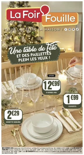 Catalogue La Foir'Fouille à Nice | Une table de Fête et des pailletes plein les yeux ! | 26/11/2024 - 25/12/2024