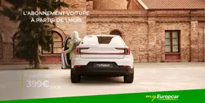 Promos de Auto et Moto à Bron | votre abonnement voiture sur Europcar | 26/11/2024 - 31/12/2024