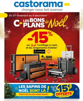 Catalogue Castorama à Broissia | Les Bons Plans de Noël | 27/11/2024 - 09/12/2024