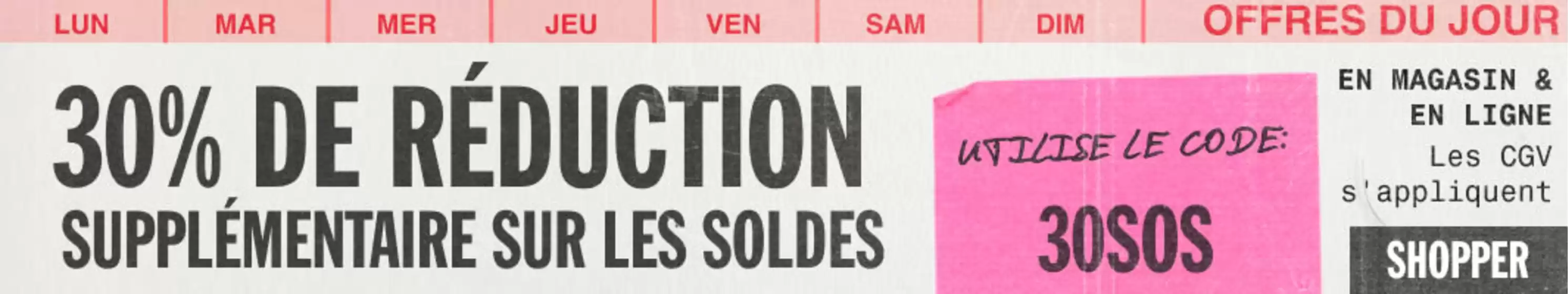 Catalogue Urban Outfitters à Thiais | 30 % de réduction supplémentaire sur les articles soldés sélectionnés | 26/11/2024 - 02/12/2024