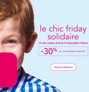 Promos de Enfants et Jeux à Dives-sur-Mer | Le Chic Friday Solidaire sur Jacadi | 26/11/2024 - 02/12/2024