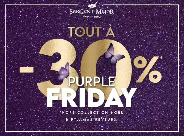Purple Friday : Tout à -30%