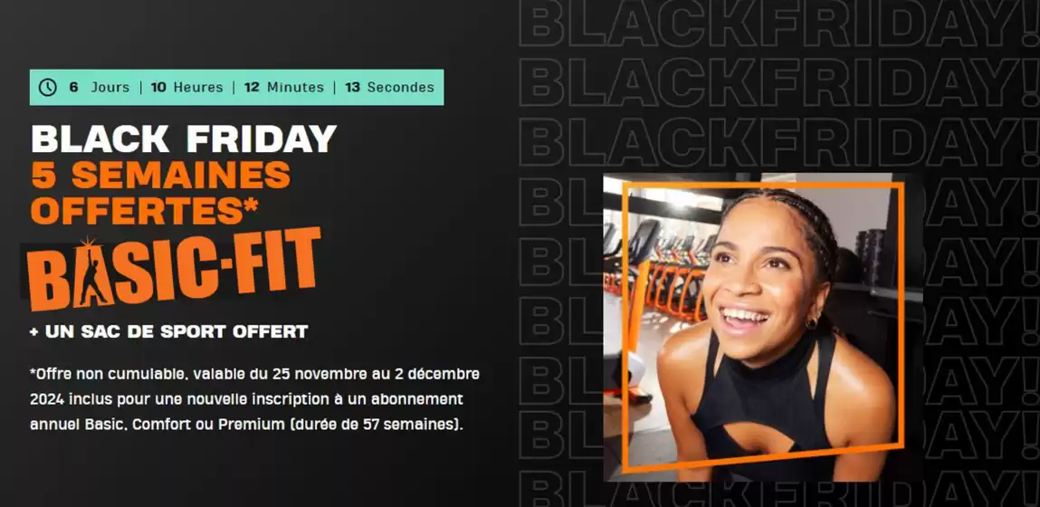 Catalogue Basic Fit à Neuilly-sur-Seine | Black Friday | 26/11/2024 - 02/12/2024