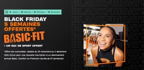 Promos de Black Friday à Marquette-lez-Lille | Black Friday sur Basic Fit | 26/11/2024 - 02/12/2024