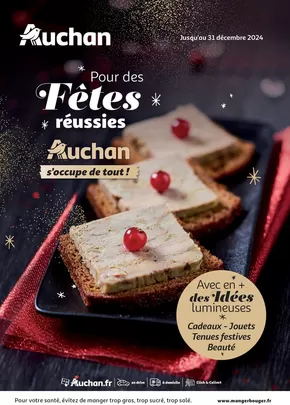 Catalogue Auchan Hypermarché à La Penne-sur-Huveaune | Pour des Fêtes réussies Auchan s'occupe de tout ! | 02/12/2024 - 31/12/2024