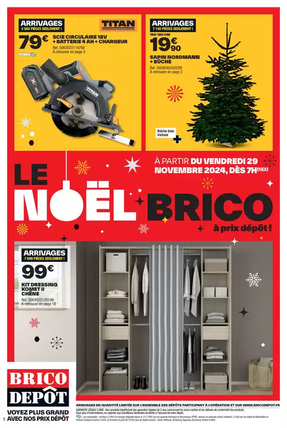 Catalogue Brico Dépôt à Saint-Grégoire (Ille et Vilaine) | LE NOËL BRICO  | 29/11/2024 - 26/12/2024