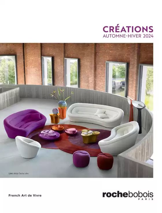 Catalogue Roche Bobois à Cannes | CRÉATIONS AUTOMNE-HIVER 2024 | 27/11/2024 - 31/12/2024