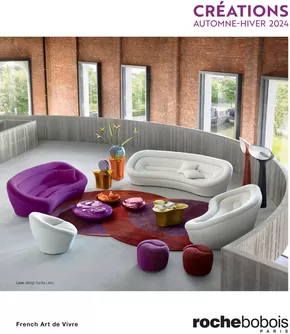 Promos de Meubles et Décoration à Colmar | CRÉATIONS AUTOMNE-HIVER 2024 sur Roche Bobois | 27/11/2024 - 31/12/2024