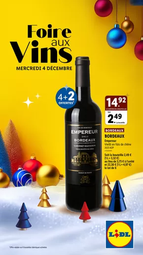 Catalogue Lidl à Roubaix | Foire aux vins | 27/11/2024 - 04/12/2024