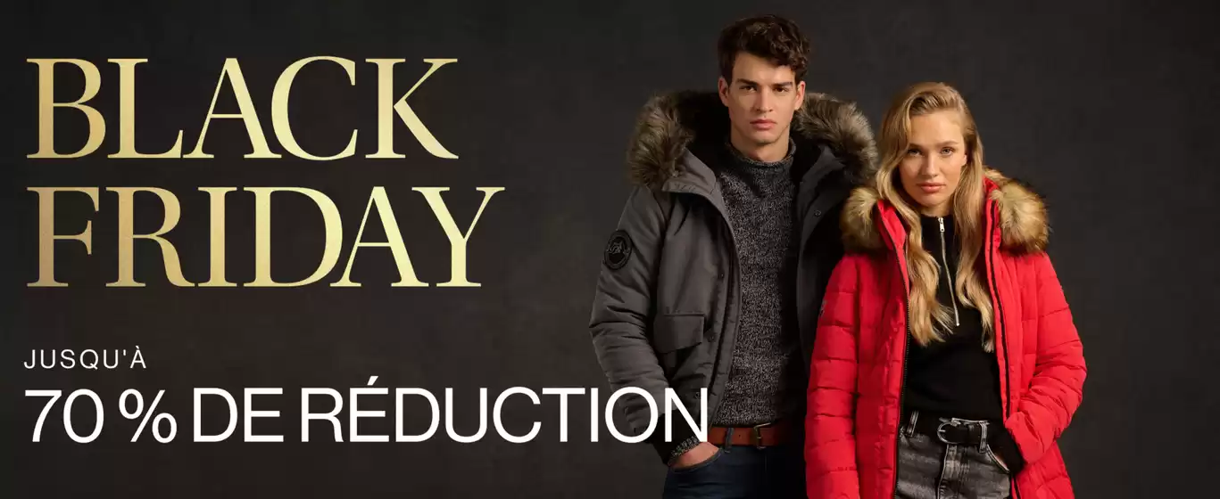 Black Friday : jusqu'à -70% 