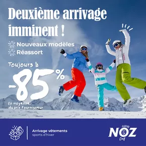 Promos de Bazar et Déstockage à Laval | Nouvel arrivage vêtements de ski premium sur Noz | 27/11/2024 - 05/12/2024