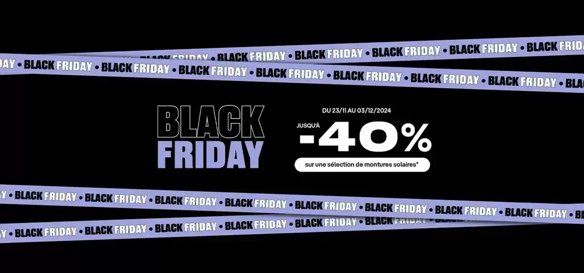 Catalogue Optic 2000 à Colmar | Black Friday | 27/11/2024 - 03/12/2024