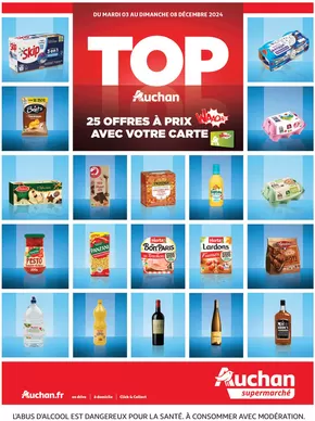 Catalogue Auchan Supermarché à Montgras | 25 offres à prix waaoh ! | 03/12/2024 - 08/12/2024