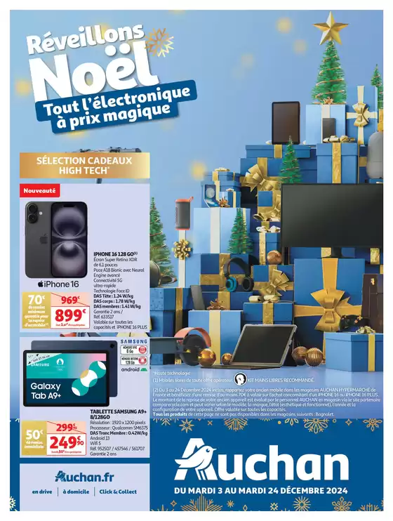 Réveillons Noël : Tout l'électronique à prix magique 