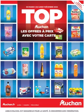 Catalogue Auchan Hypermarché à Véraza | 50 offres à prix waaoh !  | 03/12/2024 - 09/12/2024