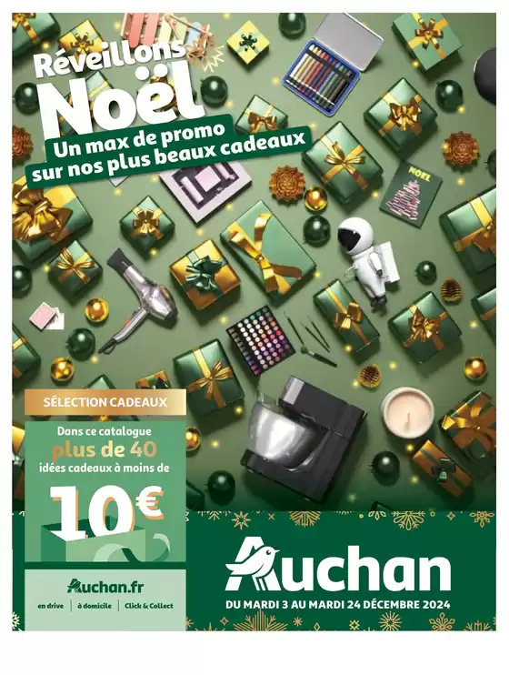 Catalogue Auchan Hypermarché à Bordeaux | Un max de promo sur nos plus beaux cadeaux | 03/12/2024 - 24/12/2024