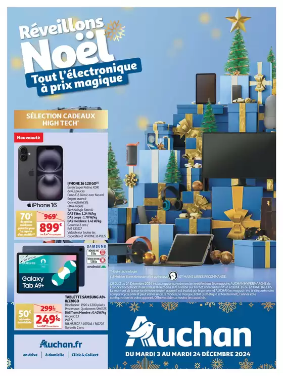 Réveillons Noël : Tout l'électronique à prix magique 