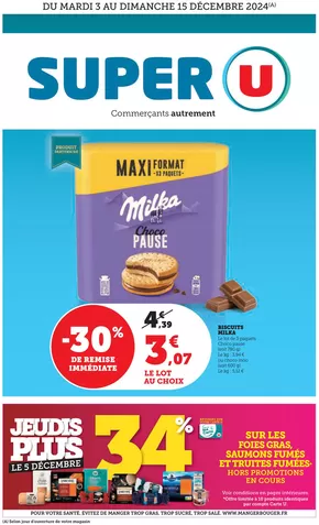 Promos de Supermarchés à Tourcoing | Catalogue SUPER U sur Super U | 03/12/2024 - 15/12/2024