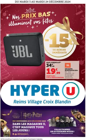 Promos de Noël à Reims | Spécial Cadeaux Déco de Noël sur Hyper U | 01/12/2024 - 24/12/2024