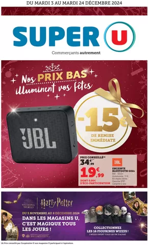 Promos de Noël à Megève | Spécial Cadeaux Déco de Noël sur Super U | 01/12/2024 - 24/12/2024