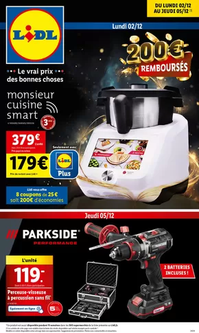 Promos de Jardineries et Animaleries à Colmar | Découvrez tous les produits cuisine de chez Lidl, notamment le Monsieur Cuisine Smart! sur Lidl | 02/12/2024 - 05/12/2024