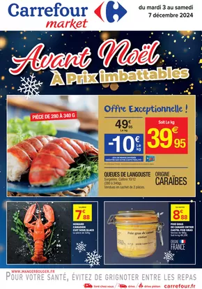 Catalogue Carrefour à Rennes | AVANT NOEL À PRIX IMBATTABLES | 03/12/2024 - 07/12/2024