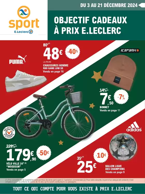 Catalogue E.Leclerc Sports à Strasbourg | E.Leclerc Sports Noël | 02/12/2024 - 21/12/2024