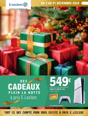 Catalogue E.Leclerc à Saint-Malo | CADEAUX 2 | 03/12/2024 - 21/12/2024