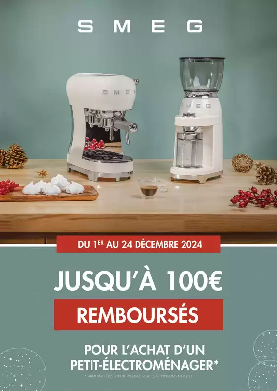 Catalogue MDA à Cannes | Smeg Jusqu'à 100€ remboursés | 02/12/2024 - 24/12/2024