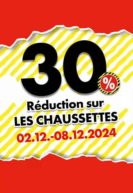 Catalogue TEDi à Rennes | 30% de réduction les chaussettes | 02/12/2024 - 08/12/2024