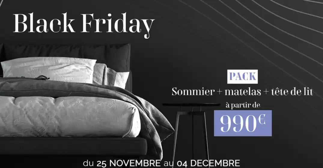 Catalogue Place de la Literie à Valence | Black Friday | 02/12/2024 - 04/12/2024