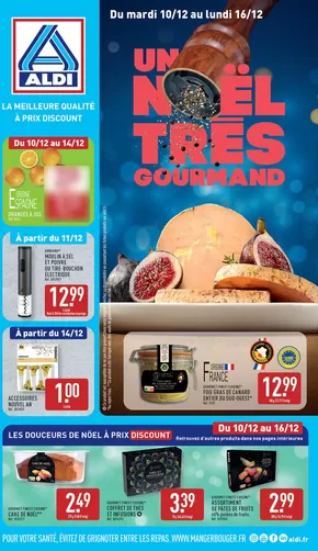 Promos de Discount Alimentaire à Portet-sur-Garonne | Un Noël trés gourmand sur Aldi | 10/12/2024 - 16/12/2024