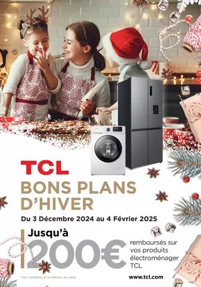 Promos de Multimédia et Electroménager à Levallois-Perret | TCL BONS PLANS D’HIVER sur Group Digital | 03/12/2024 - 04/02/2025