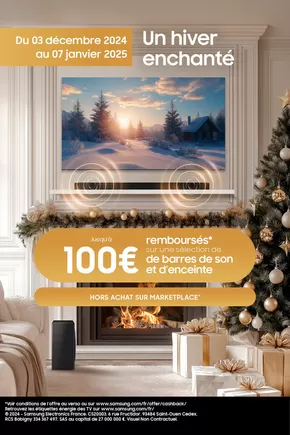 Promos de Multimédia et Electroménager à Levallois-Perret | SAMSUNG AUDIO/HOME CINEMA sur Group Digital | 03/12/2024 - 07/01/2025