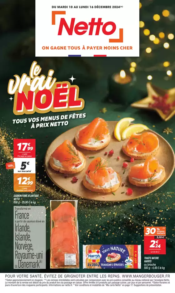 Catalogue Netto à Nice | SEMAINE PROCHAINE : LE VRAI NOËL | 10/12/2024 - 16/12/2024