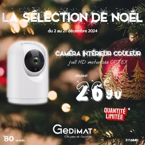 Promos de Bricolage à Laval | Le sélection de noël sur Gedimat | 03/12/2024 - 21/12/2024