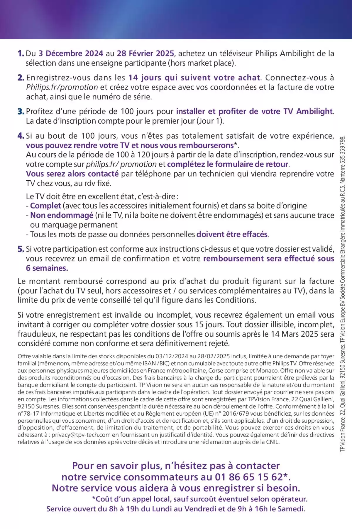 Catalogue Philips Satisfait ou remboursé, page 00002