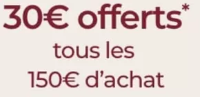 Promos de Mode à Bordeaux | 30 € offerts tous les 150€ d'achat sur Caroll | 03/12/2024 - 10/12/2024