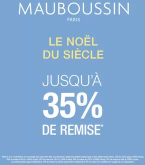 Promos de Noël à Châteauroux | Le Noël Du Siècle sur Mauboussin | 04/12/2024 - 15/12/2024