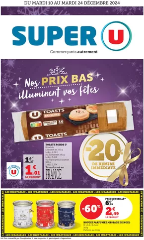 Promos de Noël à Saint-Malo | Préparez Noël sur Super U | 10/12/2024 - 24/12/2024