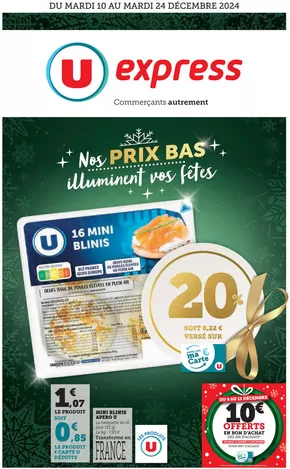 Promos de Noël à Haguenau | Préparez Noël sur U Express | 10/12/2024 - 24/12/2024