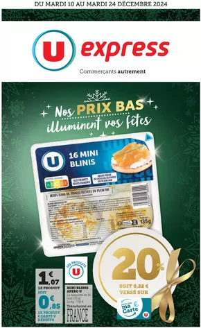 Promos de Noël à Le Mans | Préparez Noël sur U Express | 10/12/2024 - 24/12/2024