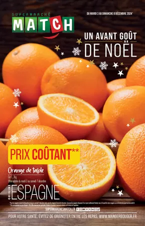 Promos de Noël à Arras | UN AVANT GOÛT DE NOËL sur Supermarché Match | 02/12/2024 - 08/12/2024